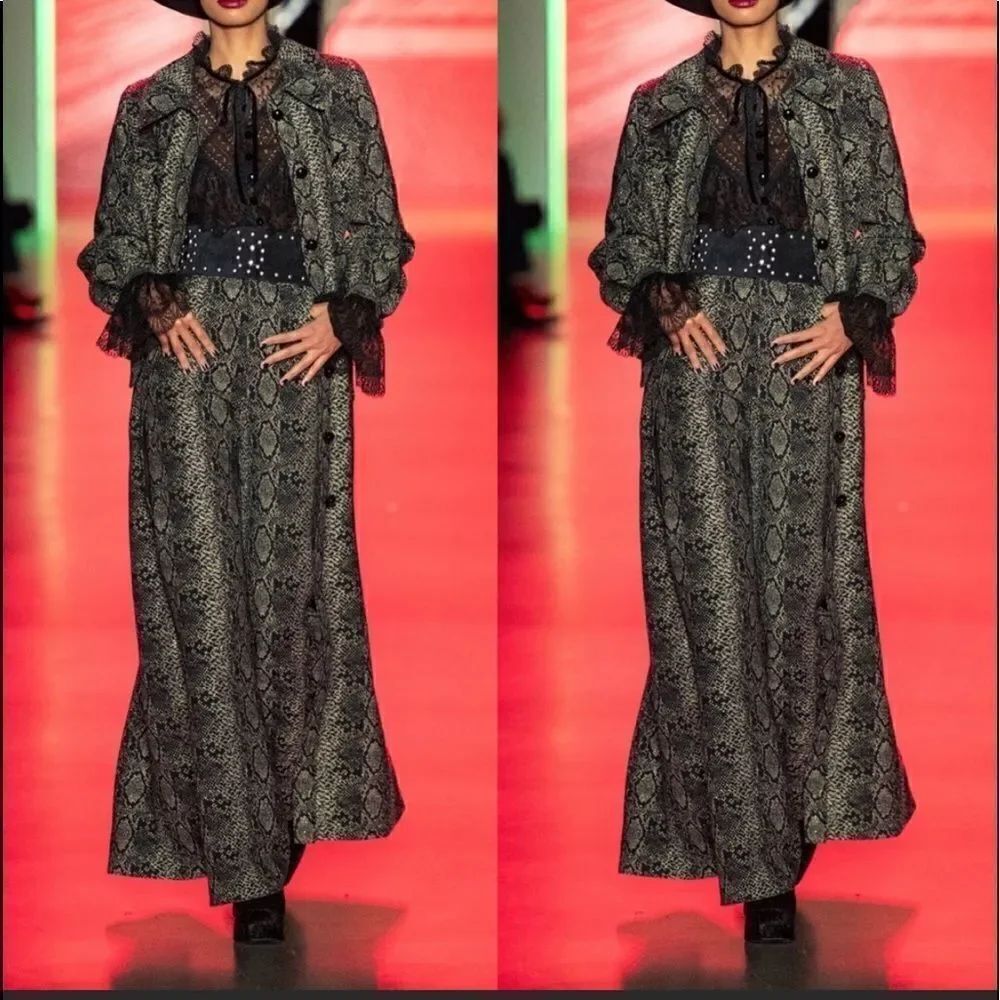 Free People Anna Sui Serpent’s Shimmer Coat